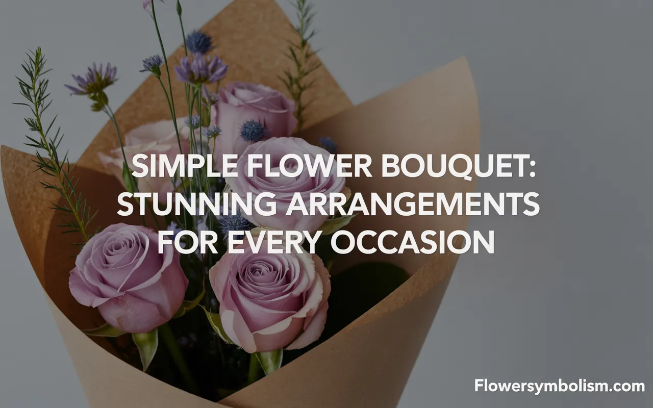 simple flower bouquet