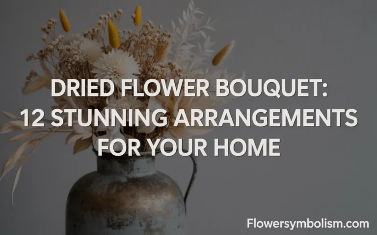 dried flower bouquet