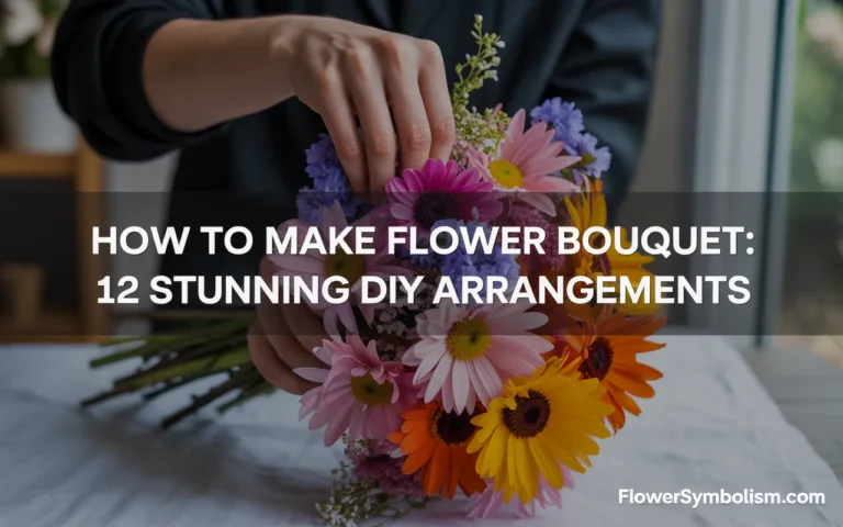how to make flower bouquet
