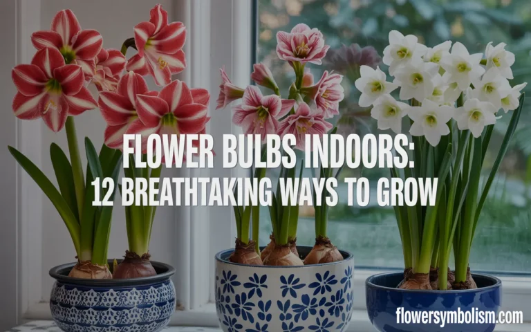 flower bulbs indoors