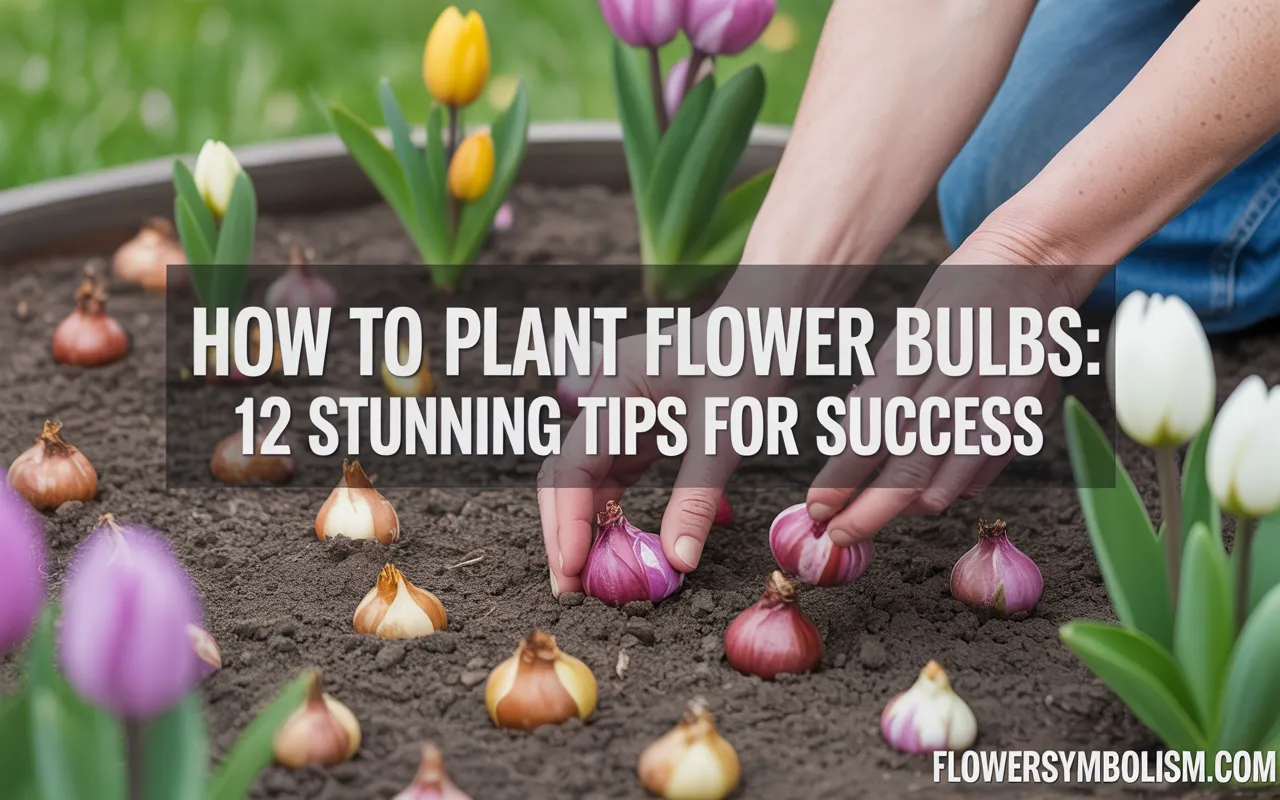 how to plant flower bulbs