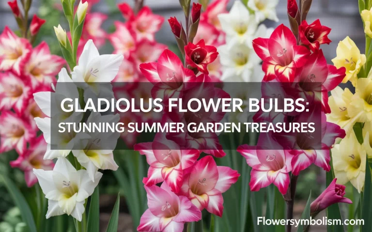 gladiolus flower bulbs