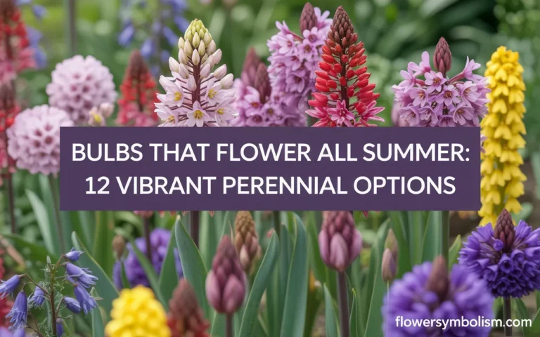 bulbs that flower all summer
