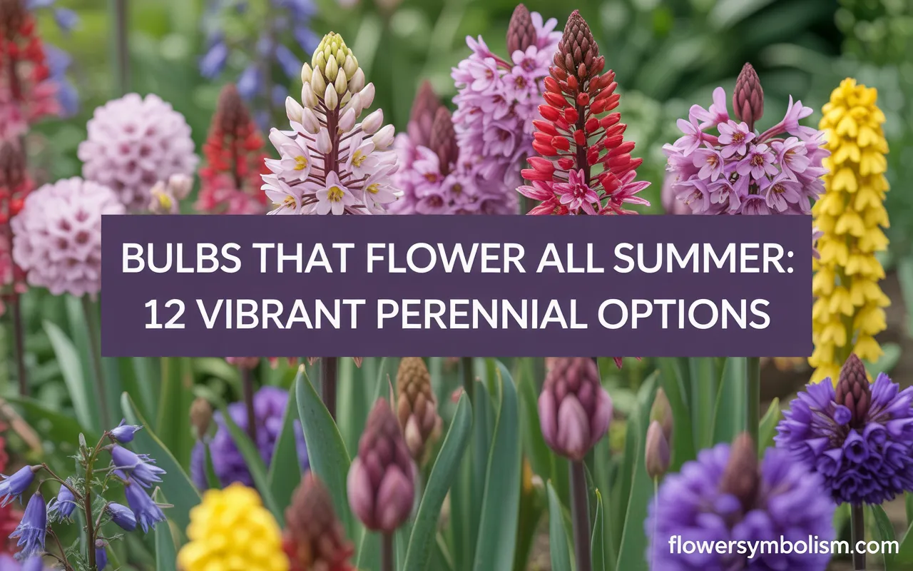 bulbs that flower all summer