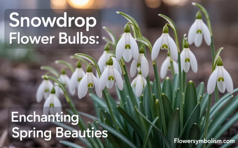 snowdrop flower bulbs
