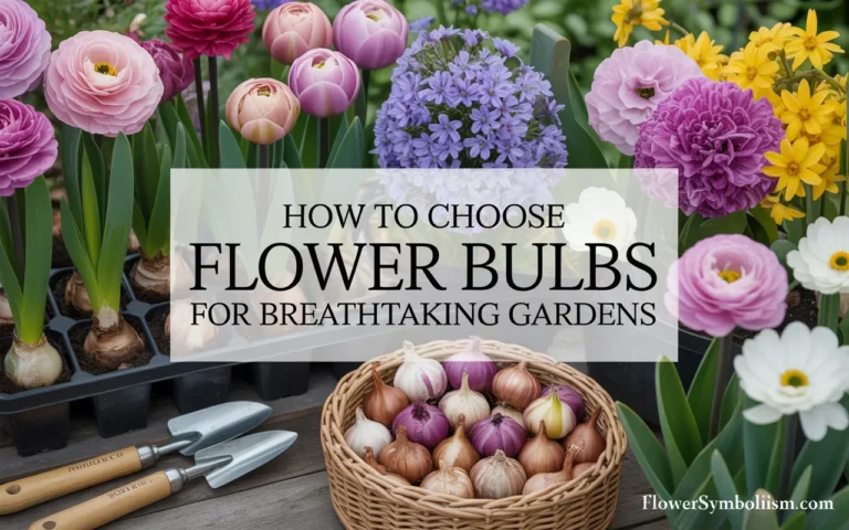 how to choose flower bulbs