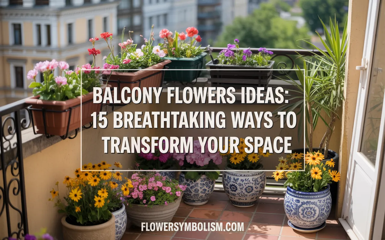 balcony flowers ideas