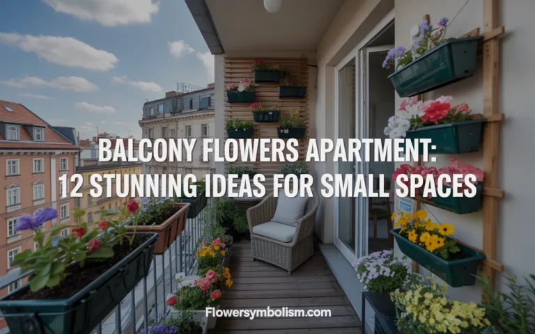 balcony flowers apartment