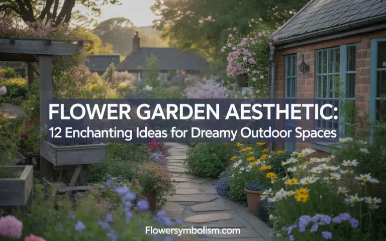 flower garden aesthetic