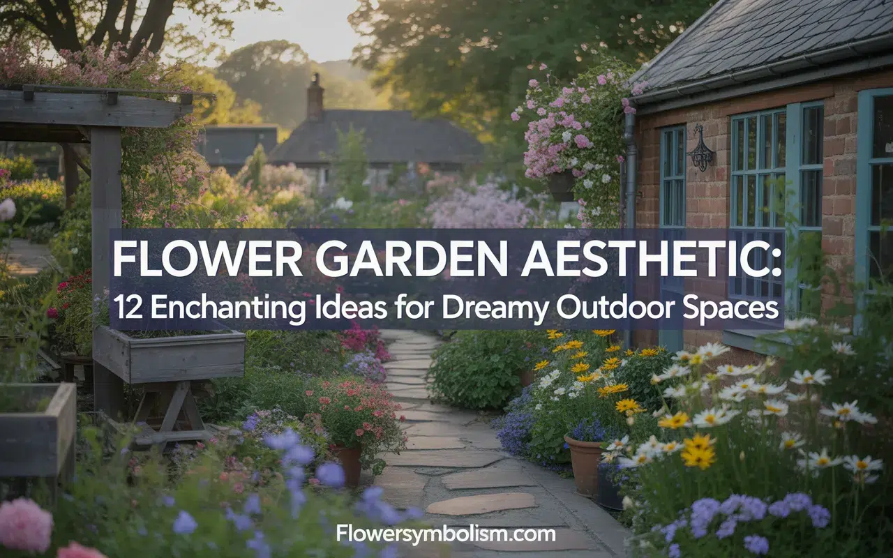 flower garden aesthetic