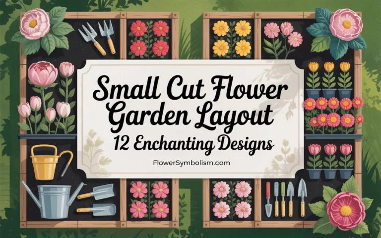 small cut flower garden layout