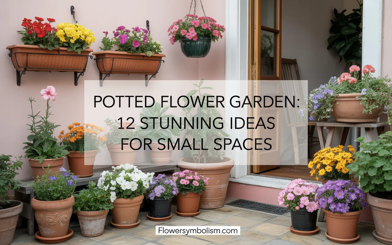 potted flower garden