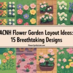 acnh flower garden layout ideas