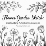 flower garden sketch