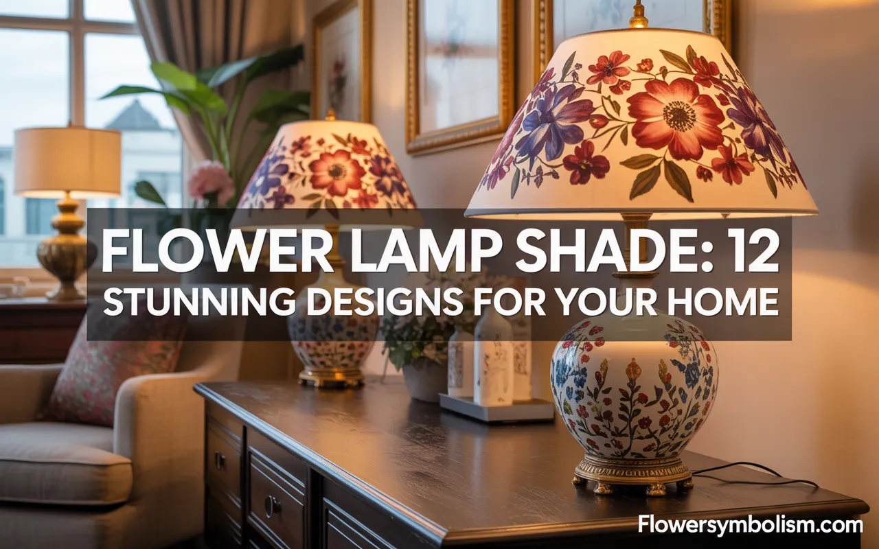 flower lamp shade