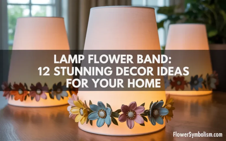 lamp flower band