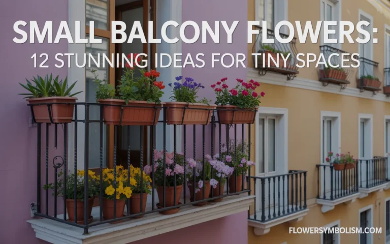 small balcony flowers