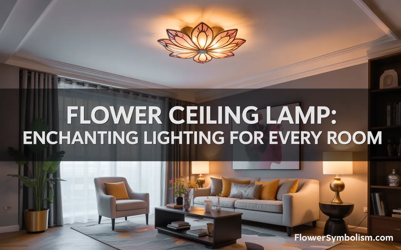 flower ceiling lamp