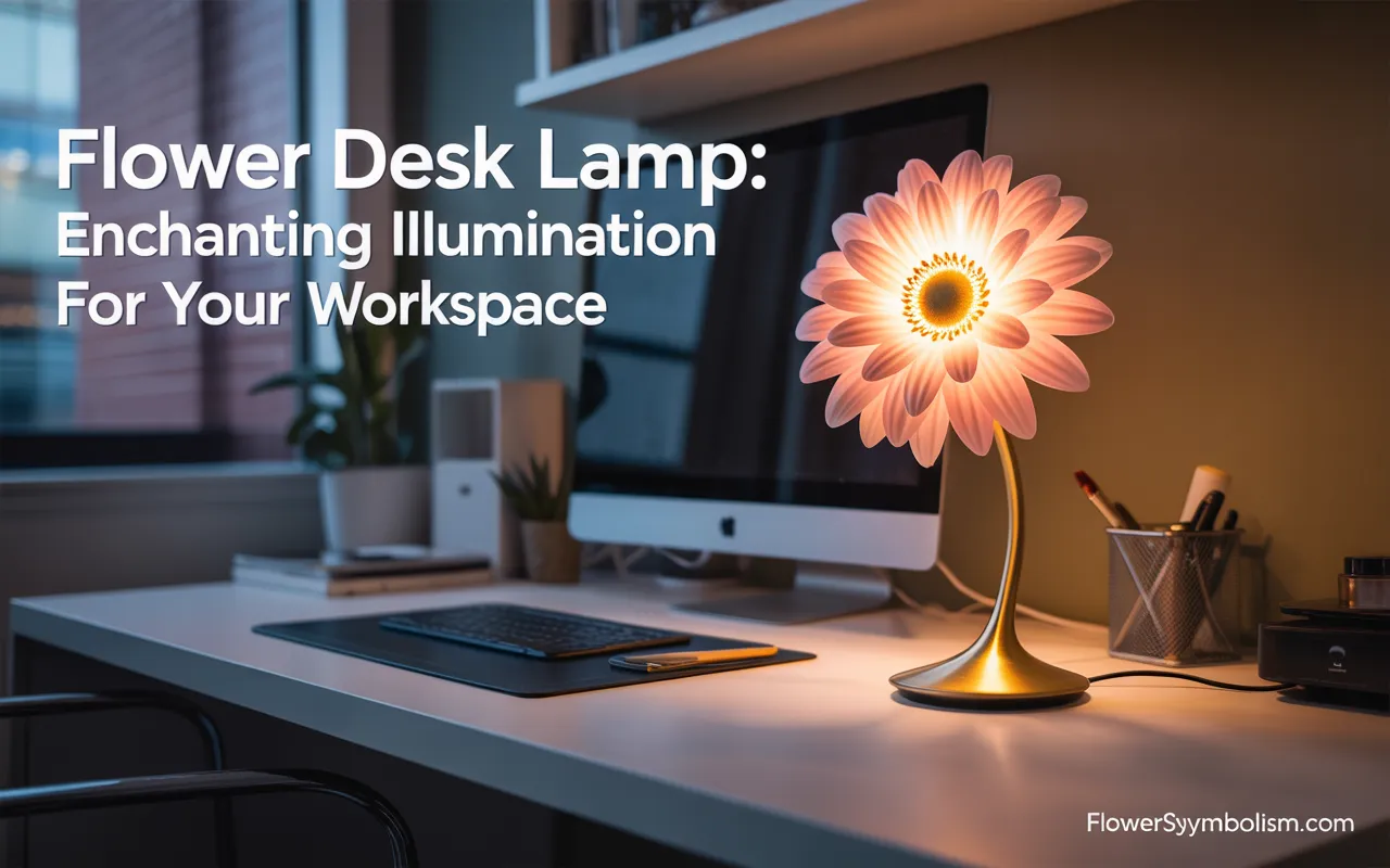flower desk lamp