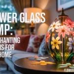 flower glass lamp