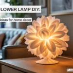 paper flower lamp diy