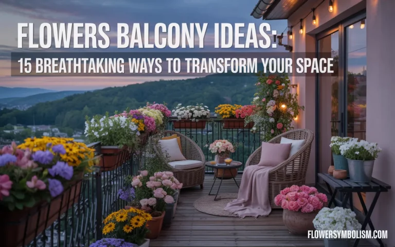 flowers balcony ideas