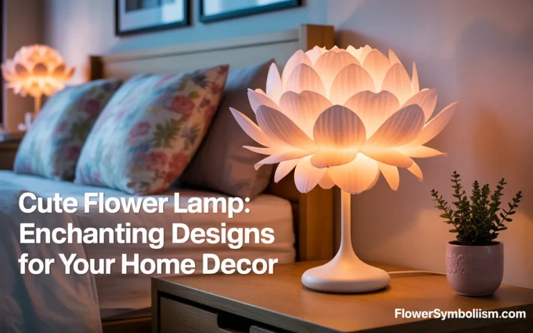 cute flower lamp