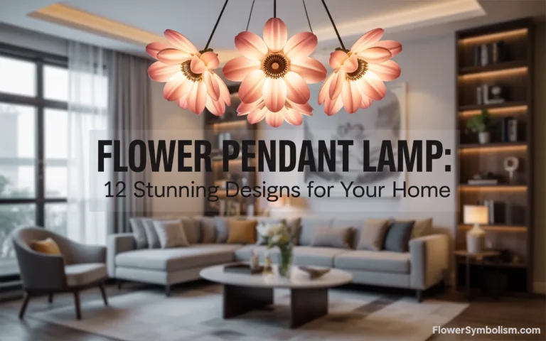 flower pendant lamp