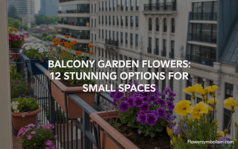 balcony garden flowers
