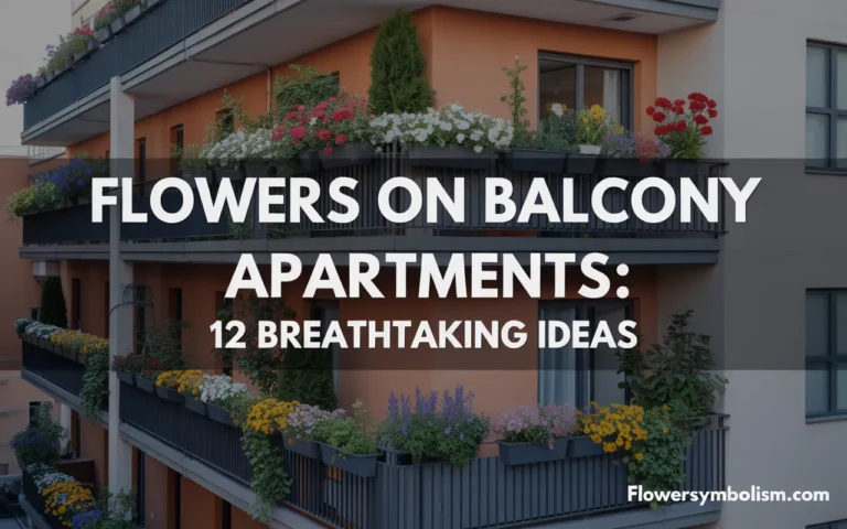 flowers on balcony apartments