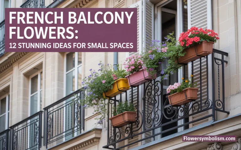 french balcony flowers