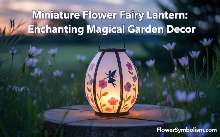miniature flower fairy lantern
