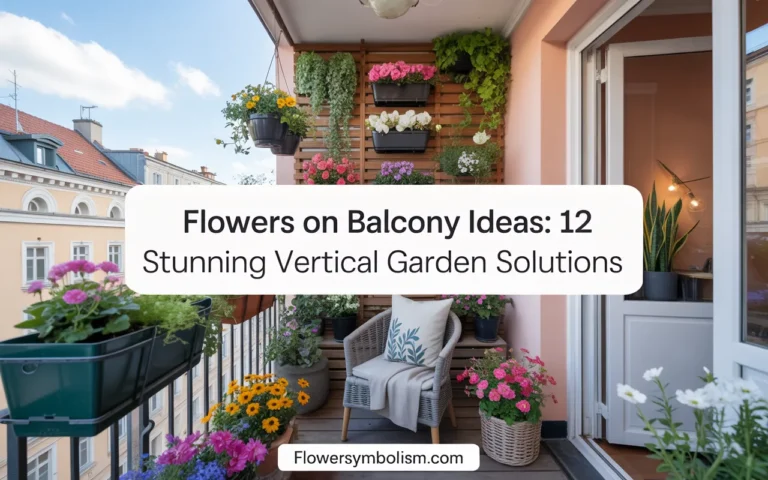 flowers on balcony ideas
