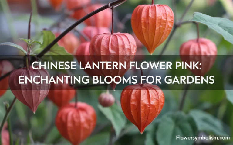 chinese lantern flower pink