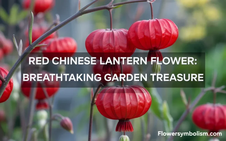 red chinese lantern flower