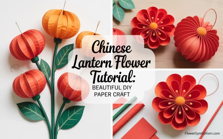 chinese lantern flower tutorial