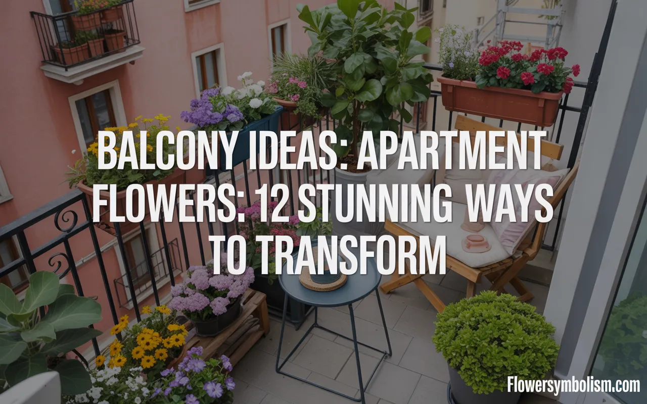 balcony ideas apartment flowers
