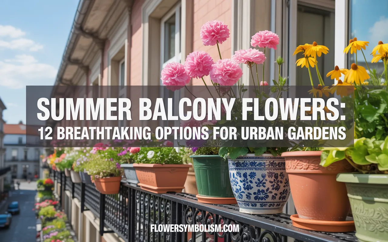 summer balcony flowers