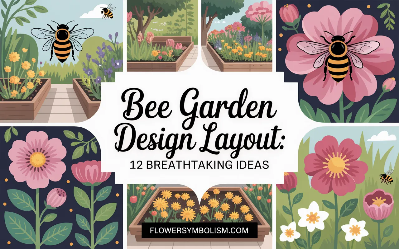 bee garden design layout
