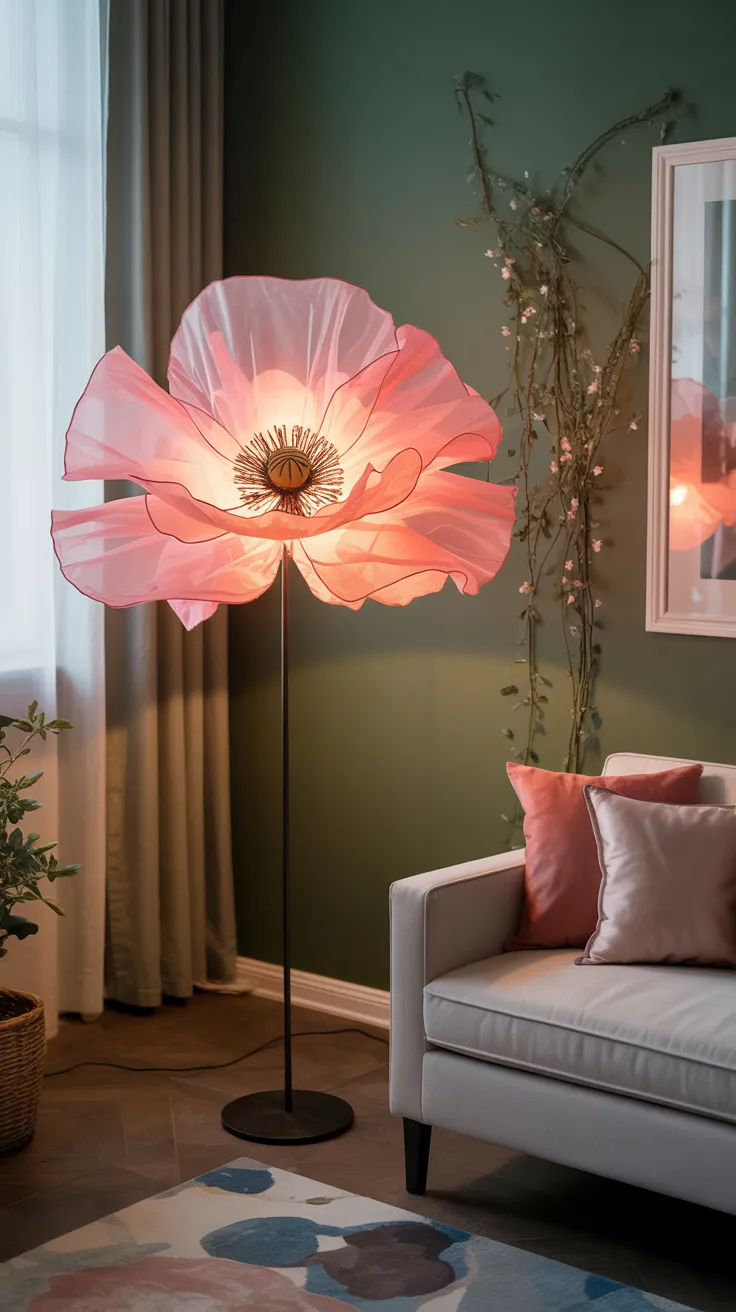 Flower Lamp DIY: 12 Enchanting Ideas For Home Decor