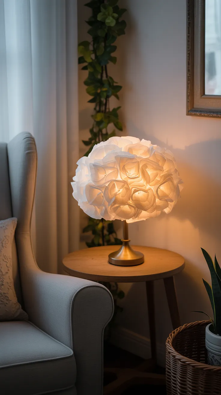 Flower Lamp DIY: 12 Enchanting Ideas For Home Decor