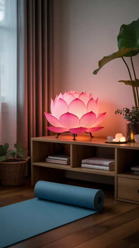 Large Pink Lotus Flower Lantern: Enchanting Home Decor