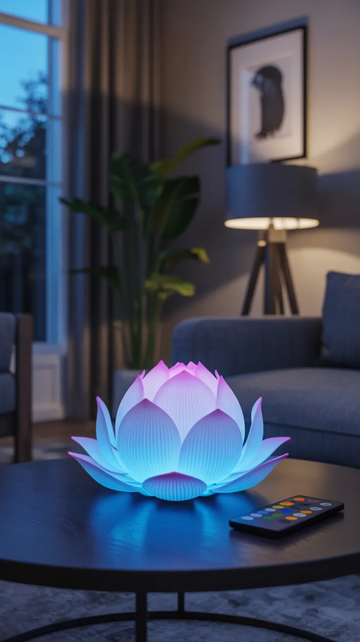 Lotus Flower Lamp: Enchanting Home Decor For Zen Spaces
