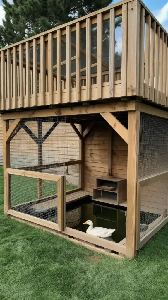 Duck Enclosure Ideas With Pond: 12 Stunning Backyard Setups