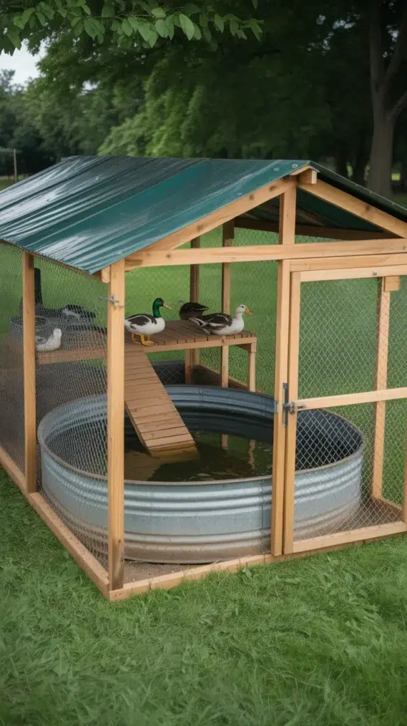 Duck Enclosure Ideas With Pond: 12 Stunning Backyard Setups