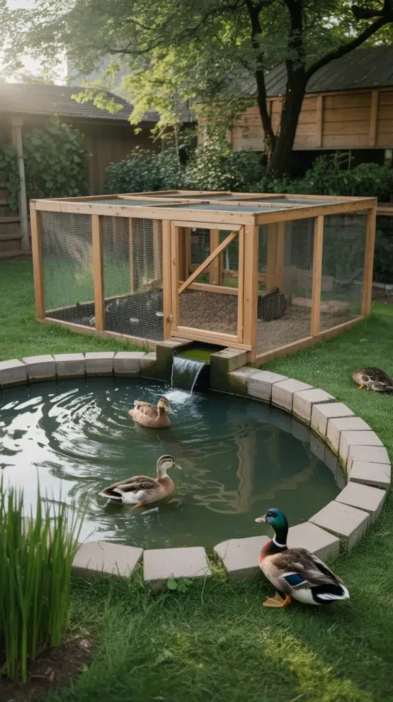 Duck Enclosure Ideas With Pond: 12 Stunning Backyard Setups