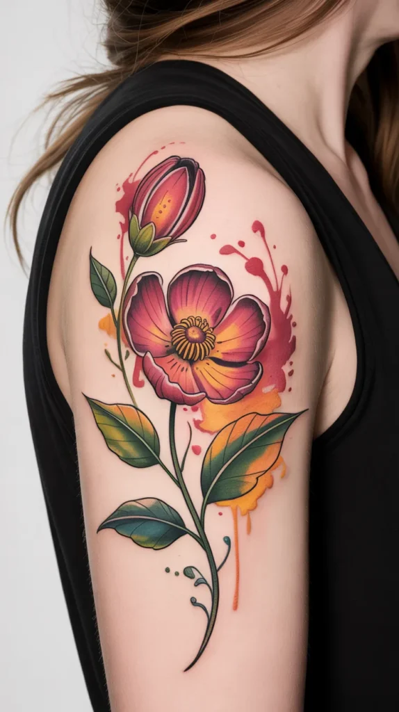 Lantern Flower Tattoo Ideas: 15 Enchanting Designs