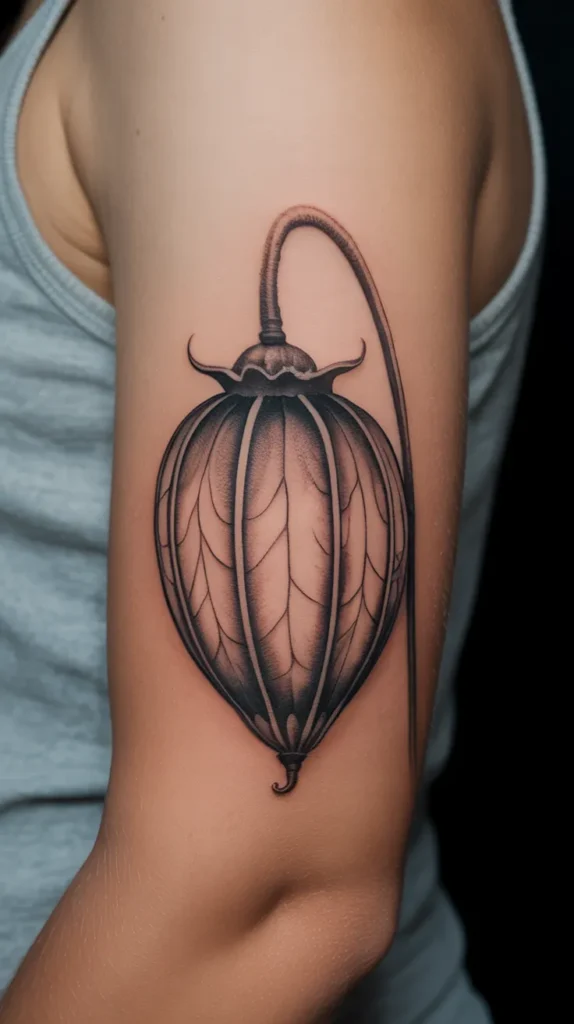 Lantern Flower Tattoo Ideas: 15 Enchanting Designs