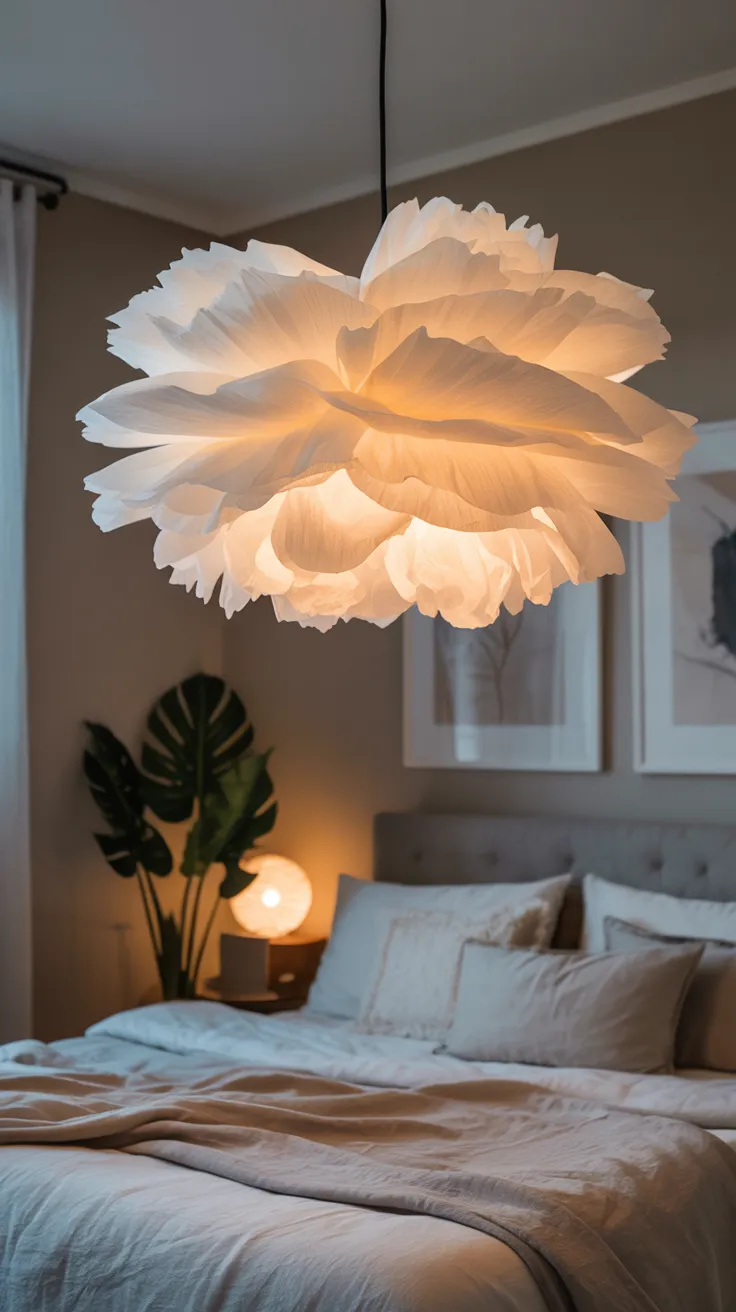 Paper Flower Lamp: Stunning DIY Decor Ideas