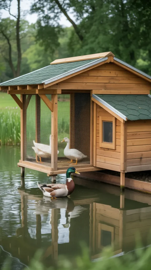 Duck Coop Ideas With Pond: 12 Stunning Designs